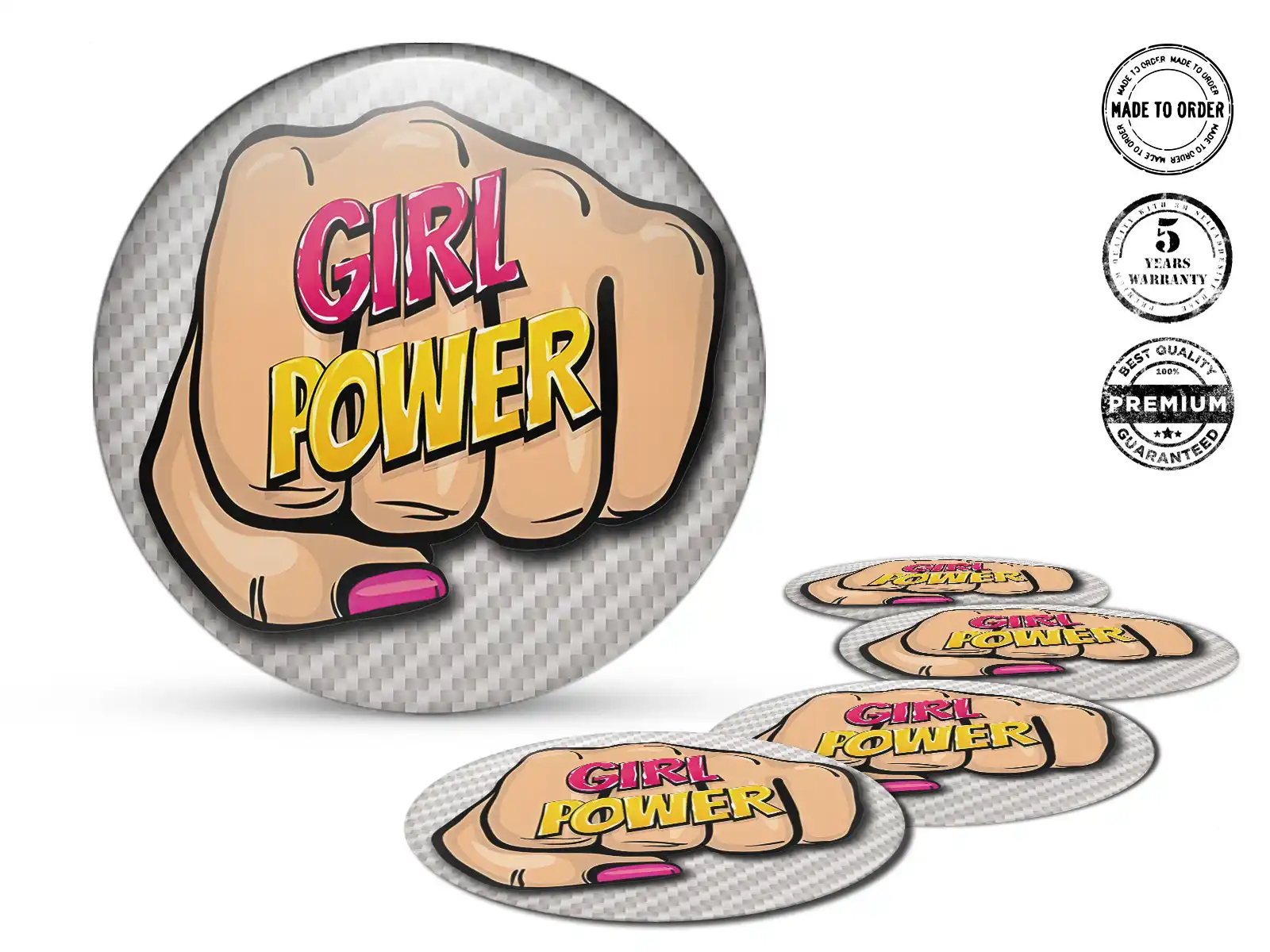 Gewölbte Sticker Marke Luxus Felgenaufkleber